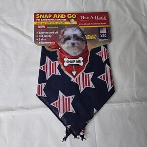 Hav-A-Hank Pet Bandana Triangle with Stars